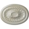 Ekena Millwork Saverne Ceiling Medallion, Hand-Painted Flash Blue, 18 1/2"W x 13 1/2"H x 1 7/8"P CM18SAFBS - alternate 1